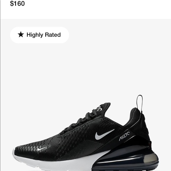 Nike Air Max 270 Black Sneaker - Picture 2 of 9